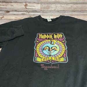 Trippie Redd Sweatshirt Life's a Trip Album Hippie Graphic Black Pullover Medium